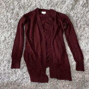 Maroon Cardigan